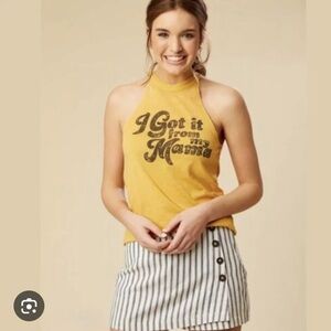 VGW-Altard State linen costal logan skort